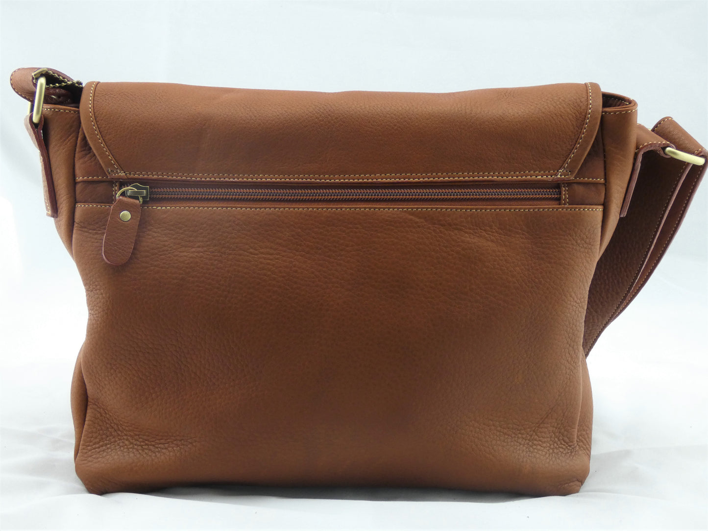 Drake ~ Medium 7 Zipper Messenger Bag