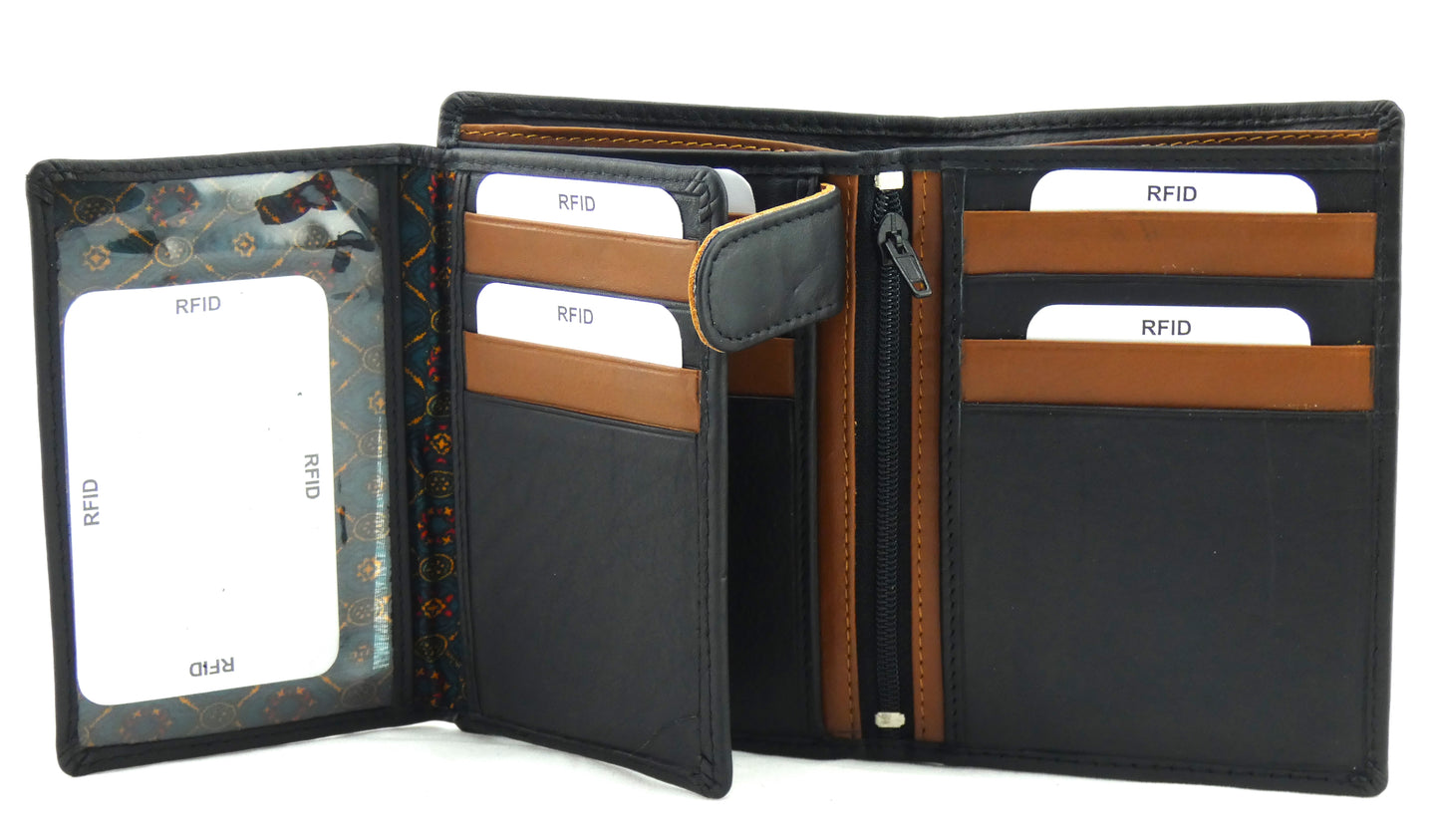 Medium Wallet ~ Mid-Deluxe (No Coin Pocket)