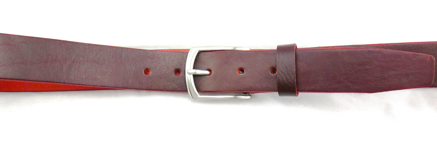 Belt - 35 mm Burgundy